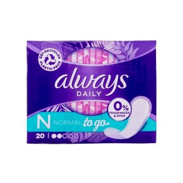 Always Daily Normal 20 szt dla kobiet Wkładka higieniczna