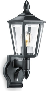 STEINEL L 15 LAMPA WISZĄCA KINKIET ZEWNĘTRZNY OGRODOWY CZARNY E27