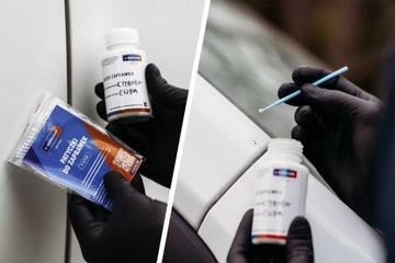 Краска для ретуширования AUDI LY9B Brilliant Black + кисть и палочки