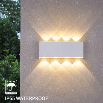 НАСТЕННЫЙ СВЕТИЛЬНИК ВВЕРХ ВНИЗ НАСТЕННЫЙ СВЕТИЛЬНИК LED 8LED IP65 8W!