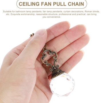 Потолочный вентилятор Выключатель Цепочка для подвесного светильника 2 шт.