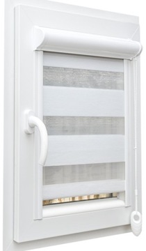 Ролеты день-ночь в АЛЮМИНИЕВОЙ кассете + внутренние направляющие рольставней.