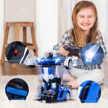 2в1 АВТОМОБИЛЬ-ТРАНСФОРМИРУЮЩИЙСЯ РОБОТ С ДИСТАНЦИОННЫМ УПРАВЛЕНИЕМ