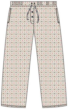 Spodnie piżamowe Cornette 690/35 S-2XL damskie S różowy