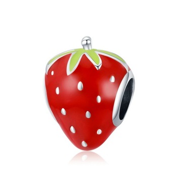 Charms UROCZA TRUSKAWKA zawieszka S925