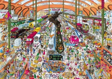 HEYE Puzzle Stacja kolejowa 2000 elementów