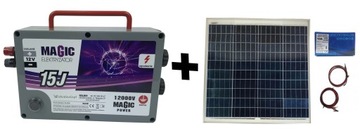 Zestaw pastuch MAGIC 15J + panel solar 55W