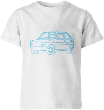 FIAT 126 P MALUCH KOSZULKA DZIECIĘCA PRL VINTAGE DLA DZIECI CHŁOPIĘCA