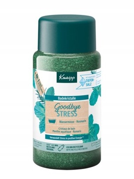 KNEIPP Sól do kąpieli GOODBYE STRESS Mięta Rozmaryn 600g