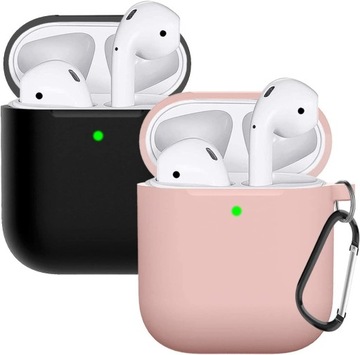 2X ETUI DO AIRPODS 1 2 Z KLAPKĄ HUMENN