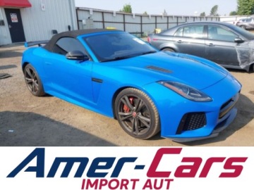 Jaguar F-Type Kabriolet SVR Facelifting 5.0 575KM 2017 Jaguar F-Type 2017 JAGUAR F-TYPE SVR 5.0 Benzyna 575KM