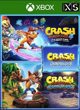 CRASH BANDICOOT QUADRILOGY BUNDLE XBOX ONE/X/S KLUCZ