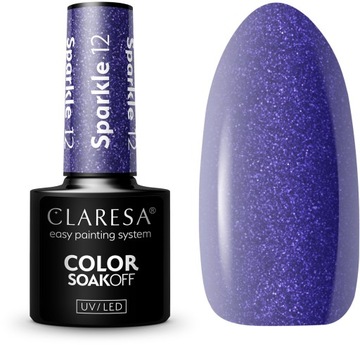 Claresa Lakier hybrydowy do paznokci SPARKLE 12