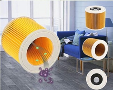 МОЮЩИЙСЯ ФИЛЬТР ДЛЯ ПЫЛЕСОСА KARCHER MV2 MV3 WD2 WD3 SE4001 ФИЛЬТР KARCHER