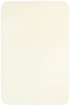 50x80 cm DYWANIK ANTYPOŚLIZGOWY KREM PASKI DO WC