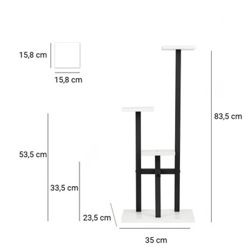 Металлическая подставка для цветов для растений PEAK