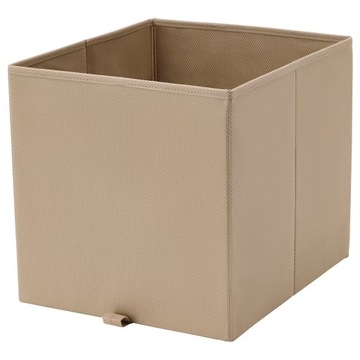 PUDEŁKO POJEMNIK DO REGAŁU KALLAX BEŻOWE 33x38x33cm IKEA DRONA KOSINGEN