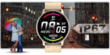 SMARTWATCH DAMSKI GRAVITY SMS FB MENU PL +GRAWER