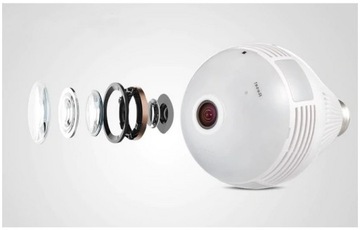 IP-камера Wi-Fi 360 для мониторинга со светодиодным звуком