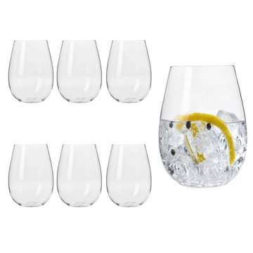 SZKLANKI KROSNO GUSTO 500 ml do soku wody 6 szt