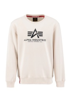 Alpha Industries Basic Sweater jet stream biela XXL