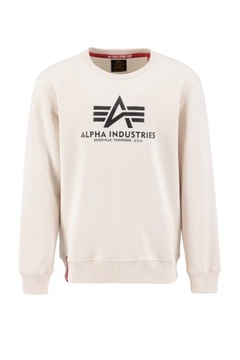 Alpha Industries Basic Sweater jet stream white XL