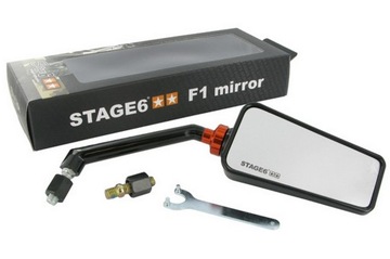 Lusterko Stage6 F1 Style M8, prawe, czarne