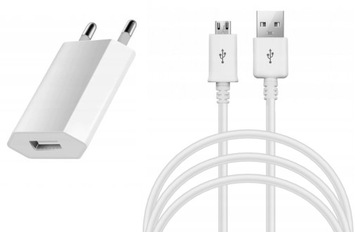 ŁADOWARKA UNIWERSALNA KOSTKA + KABEL MICRO USB 1M
