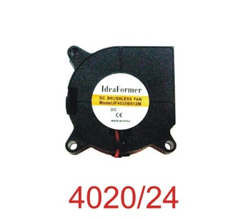 wentylator 4020 turbina - 40x40x20mm, 24V - dwużyłowy