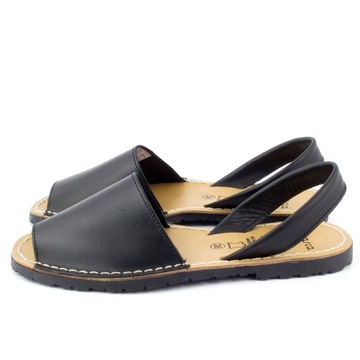 AVARCA 201 czarne espadryle sandały 33092/36