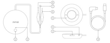 БЛОК ПИТАНИЯ ДЛЯ РЕЖИМА ПАРКОВКИ 70mai KIT UP04 4G