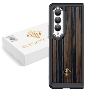 Pouzdro Pro Samsung Z Fold 3 Kryt Luxusní Přírodní Dřevo Originální
