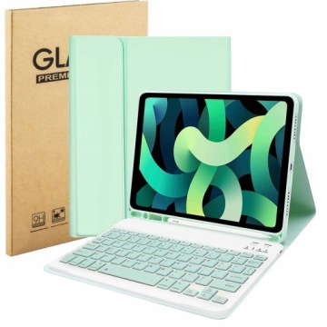Pouzdro S Klávesnicí Pro Ipad 10.2, Mátové Sklo