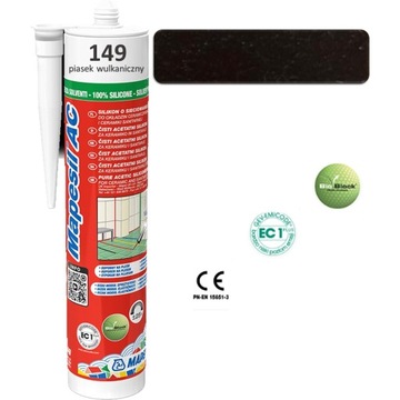Silikon sanitarny MAPESIL AC 310ml - kolor 149 piasek wulkaniczny