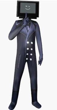 Skibidi Toaleta TITAN TV MAN COSPLAY STRÓJ 110-190