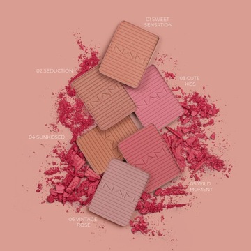 Nas Pink Touch of Color Blusher вставьте 5 дикого момента