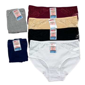 6X женские трусики, хлопковые трусики, кружевные трусики размера XL, магазин HANA