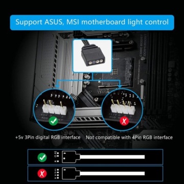 SATA разветвитель-концентратор 12x aRGB 5V LED 3PIN