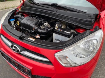 Hyundai i10 I Hatchback Facelifting 1.1 SOHC 69KM 2012 Hyundai i10 KLIMATYZACJA RADIOODTWARZACZ ALUFELGI SERWISOWANY GWARANCJA 1.1, zdjęcie 16