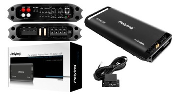 SAMOCHODOWY WZMACNIACZ 4 KANAŁY AUDIO 450W MOCNE