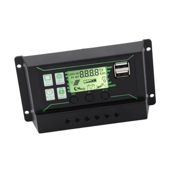 Solar Charge Controller 20A 2 USB Output PWM Control 3 Stage Charging Solar