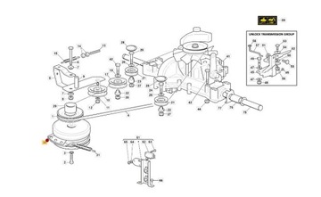 Электромагнитная муфта Ogura Stiga Estate 792 W (118399080/0)