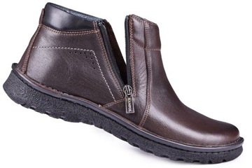 BUTY MESKIE PÓŁBUTY OCIEPLANE ZIMOWE KamPol r.48