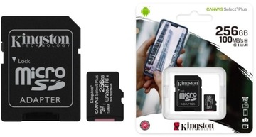 Карта памяти MicroSD Canvas Select Plus емкостью 256 ГБ