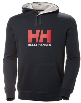 Bluza z kapturem Helly Hansen Logo Hoodie rozm M, granatowa