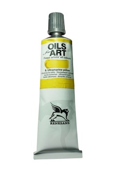 Farba Olejna Renesans 60 ml 08 Ultramaryna Żółta