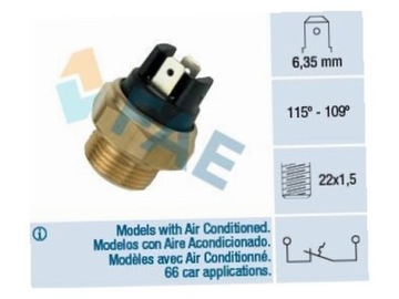 FAE 36280 PŘEPÍNAČ TERMICKÝ VENTILÁTOR CHLADIČŮ