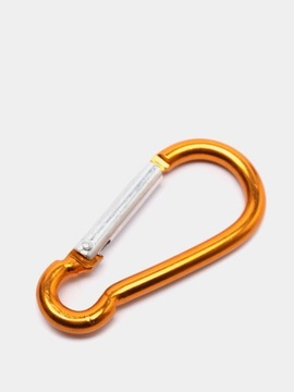 КАРАБИН 60 ММ БРЕЛОК С ПРЯЖКОЙ И КРЮКОМ КАРАБИНА