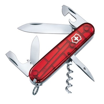 Victorinox 1.3603.T, scyzoryk Spartan, 91 mm, 12 funkcji, czerwony transp.