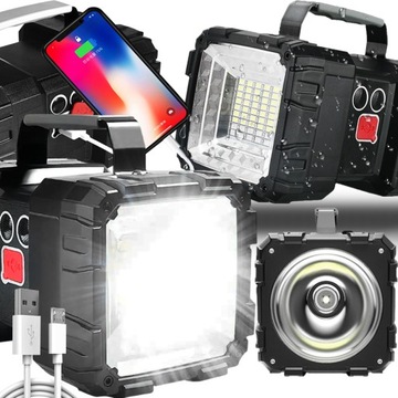 SZPERACZ LATARKA AKUMULATOROWA POWERBANK LED